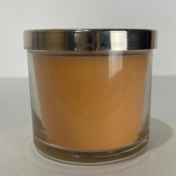 UNBURNED Bath & Body Works Market Peach Single Wick Scented Candle 4 Oz - Picture 3 of 7